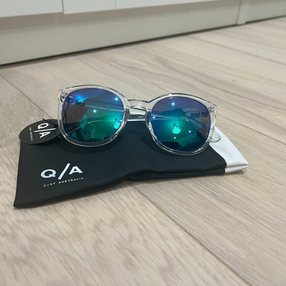 BNWT Quay Australia Dixi Clear Sunglasses - Picture 4 of 7